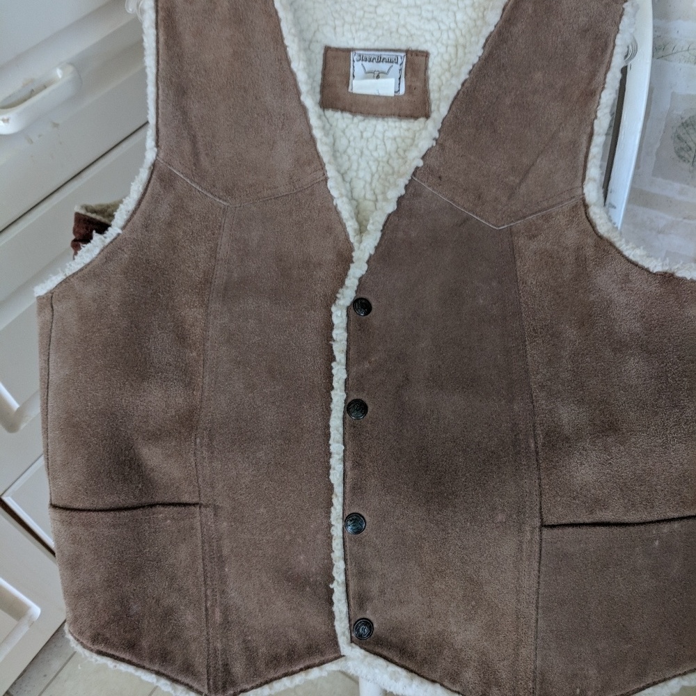 SteerBrand Sherpa Genuine Leather Vest